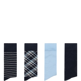 Four-Pack Logo Sock Gift Set
