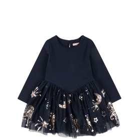Yvonne Ballerina Sequin Flared Dress