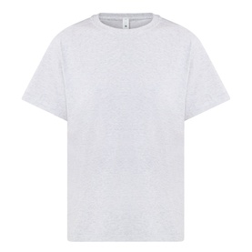 Lululemon All Yours T-Shirt in Heathered Core Ultra Light Grey, relaxed crew neck tee with short sleeves, ghost mannequin shot