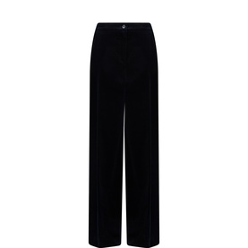 Zannata Velvet Wide Leg Trousers