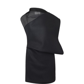 Cesto Asymmetric Mini Dress