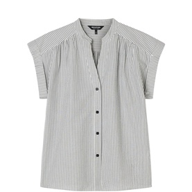 Seersucker Stripe Blouse