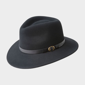 Briar Leather Band Hat