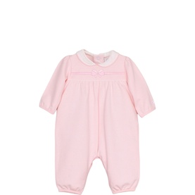 Marie Embroidered Bow Babygrow