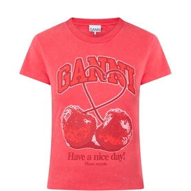 Cherry Logo Baby Tee