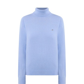 Shield Logo Turtleneck Sweater
