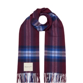 Logo Tartan Check Scarf