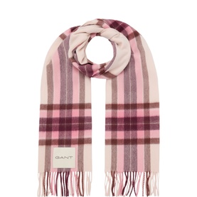 Logo Tartan Check Scarf
