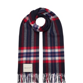 Logo Tartan Check Scarf