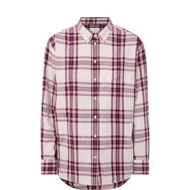 Flannel Check Casual Shirt