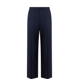 Pull-On Straight Leg Trousers