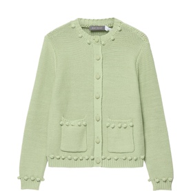 Bobble Detail Knitted Cardigan