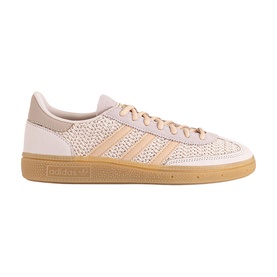 Adidas trainers in Wonder Quartz Halo Blush, perforated suede upper with tonal three stripes and gum rubber sole.