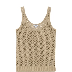 Colette Open-Stitch Knit Vest