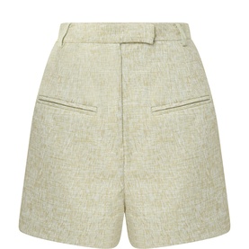 Tweed Straight-Leg Shorts