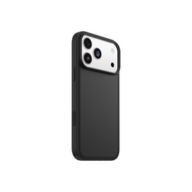 Otterbox black iPhone case with raised camera surround, soft-touch matte finish and slim profile design