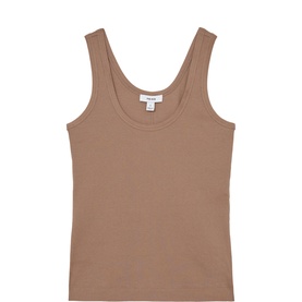 Violet Stretch Ribbed Vest