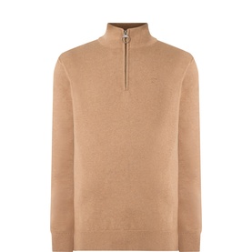 Shield Logo Half-Zip Sweater