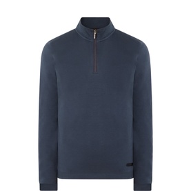 Guy Logo Badge Half-Zip Sweatshirt