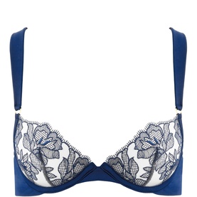 Avery Floral Embroidered Underwired Bra
