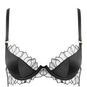 Fern Satin Moulded Bra