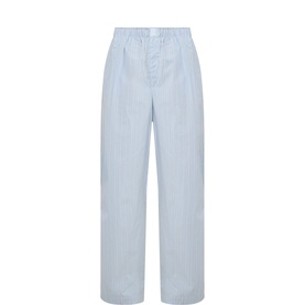 Logo Badge Striped Pyjama Bottoms