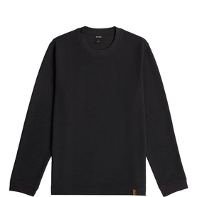Tweeter Logo Patch Brushed Sweater