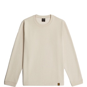 Tweeter Logo Patch Brushed Sweater