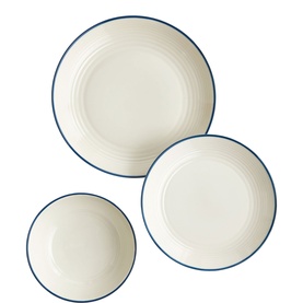 Maze Denim Line 12-Piece Dinner Set