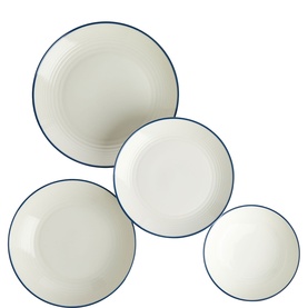 Maze Denim Line 16-Piece Dinner Set