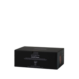 Gordon Ramsay black gift box with branded logo and product name label, front-facing view on white background.