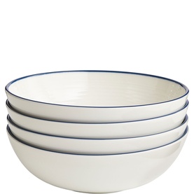 Maze Denim Line Cereal Bowl 18cm, Set of Four