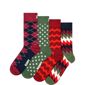 Holiday Pattern Socks Gift Set
