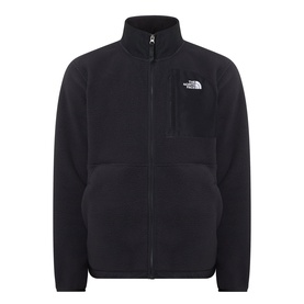 North Face Yumiori Half-Zip Fleece Sweatshirt in TNF Black with full-zip, high neck, zipped chest pocket and embroidered logo