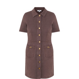 Clementine Mini Denim Shirt Dress