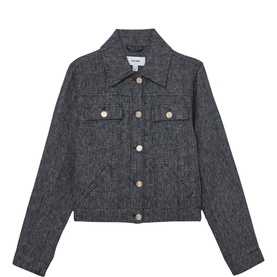 Bree Woven Trucker Jacket