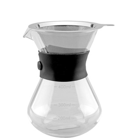 Tramontina Stainless Steel Filter & Pour Over Coffee Maker, 400ml