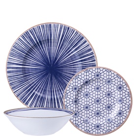 Tramontina Abstratta 12-Piece Fine Porcelain Dinner Set
