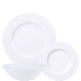Tramontina Ingrid 12-Piece Fine Porcelain Dinner Set