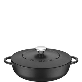 Tramontina Pre-Seasoned Cast Iron Shallow Casserole Dish 28cm