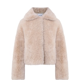 Cropped Shearling Jacket