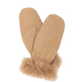 Faux Fur Shearling Mittens