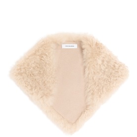 Shearling Bandana Scarf