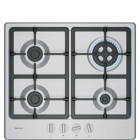 N50 60cm Gas Hob Stainless Steel