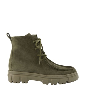Casual Suede Lace-Up Boots