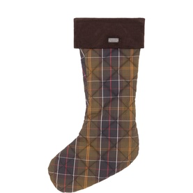 Tartan Logo Badge Christmas Stocking
