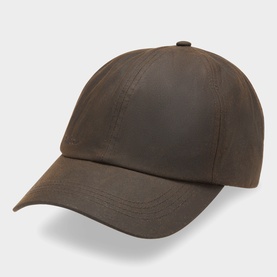 Waxed Logo Baseball Cap