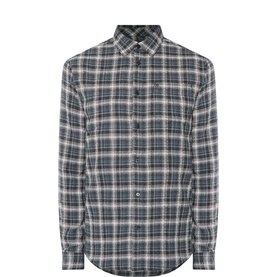 Transverse Ombre Check Shirt