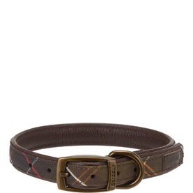 Tartan Logo Badge Dog Collar