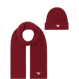 Cascade Shield Logo Beanie Hat & Scarf Gift Set